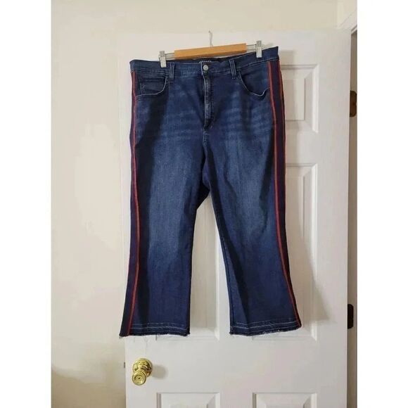 Veronica Beard Women's Size 20 US Carolyn Baby Boot Cropped High-Rise Jeans - Picture 3 of 12